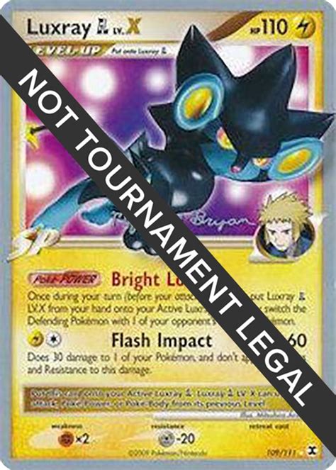 pokemon championship luxray lv x|mychael bryan luxray gl.